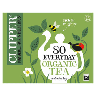 Clipper Organic Everyday Tea bags 80 tea bags - British product