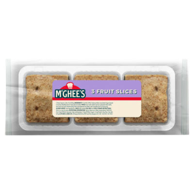 McGhee's Fruit Square Pastry Squares with Fruit Filling