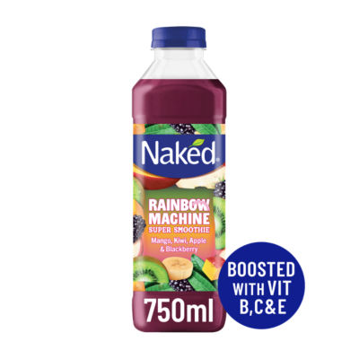 Naked Rainbow Machine smoothie 750ml, imported from the UK