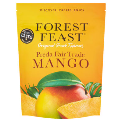 Preda Fair Trade dried mango slices 100g, imported from the UK