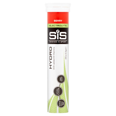 Science in Sport GO Hydro Berry Hydration Tablets 20x4.2g (British brand)