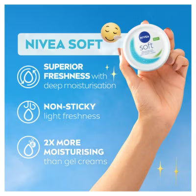 Nivea Soft Moisturiser 200ml (British brand)