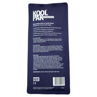Koolpak reusable hot and cold therapy pack, UK version