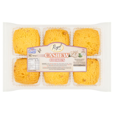 Regal Cashew Cookies 200g, imported from the UK