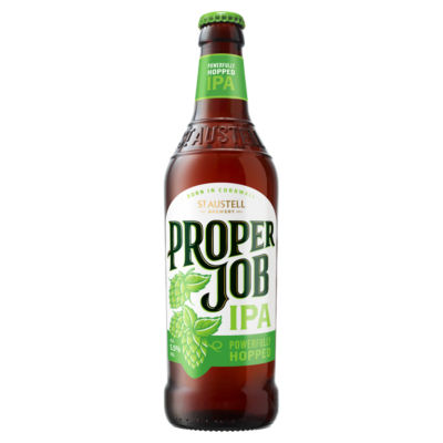 St Austell Brewery Proper Job Cornish IPA 500ml, imported from the UK