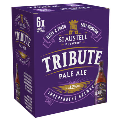 St Austell Tribute Pale Ale 6x500ml (British brand)