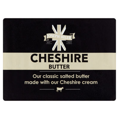 Joseph Heler Cheshire salted butter 250g, UK version
