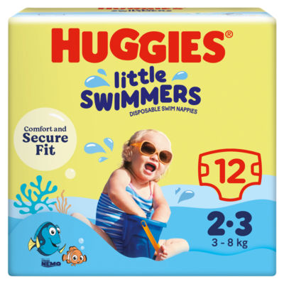 Huggies Little Swimmers swim nappies size 2-3 3-8kg 12 pack, UK version