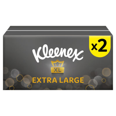 Kleenex Tissues Twin Pack 90 Sheets, imported from the UK