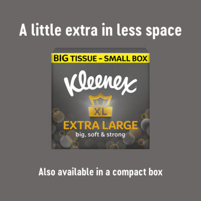 Kleenex Tissues Twin Pack 90 Sheets, imported from the UK