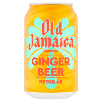 Old Jamaica Regular Ginger Beer 330ml, imported from the UK