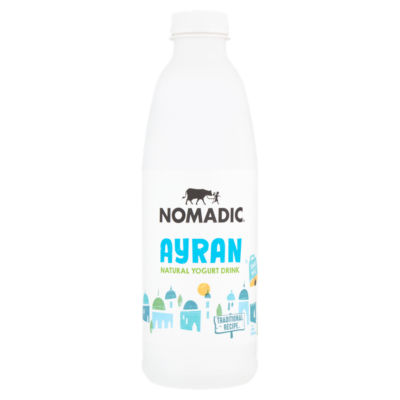 Nomadic natural yogurt drink 1L, imported from the UK