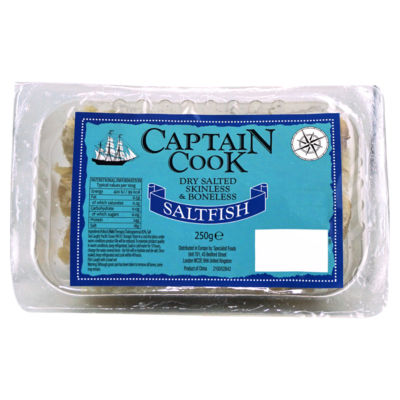 Captain Cook dry salted fish 250g - British product