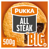 Pukka The Big One All Steak Pie, imported from the UK