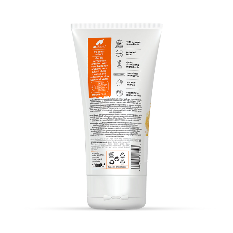Dr Organic Manuka Honey Gentle Face Wash 150ml