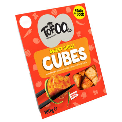The Tofoo Co Sweet Chilli Cubes 180g (British brand)