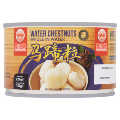 Double Happiness Water Chestnuts Whole in Water Canned 227g