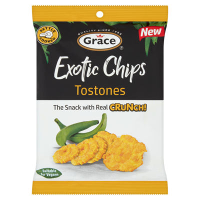 Grace Tostones chips 75g, UK version