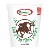 Pakeeza live set natural yogurt 425g, imported from the UK