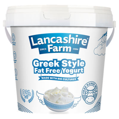Lancashire Farm Greek Style Fat Free Yogurt, UK version