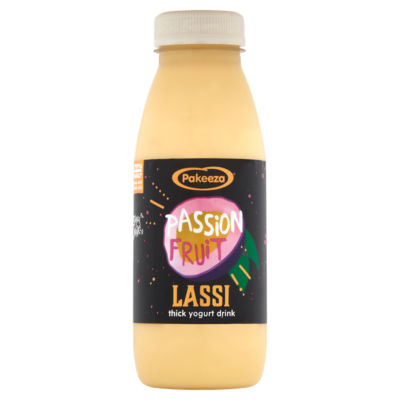Pakeeza passion fruit lassi yogurt drink 330g, imported from the UK