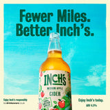 Inch's Medium Apple Cider 500ml, imported from the UK