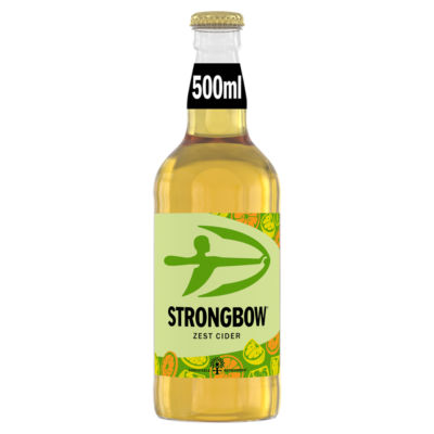 Strongbow orange lemon lime zest cider 500ml (British brand)