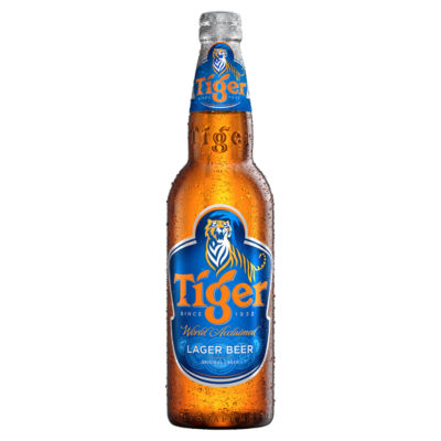 Tiger Asian lager beer 640ml bottle (British brand)