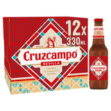 Cruzcampo Sevilla lager beer 12x330ml - British product