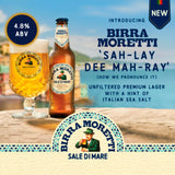 Birra Moretti Sale Di Mare lager 4x330ml bottles - British product