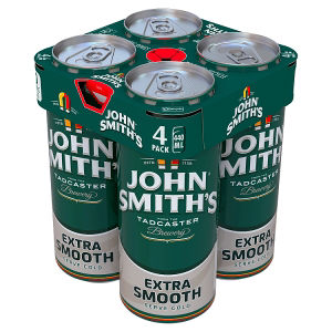 John Smiths Extra Smooth ale 4x440ml, UK version