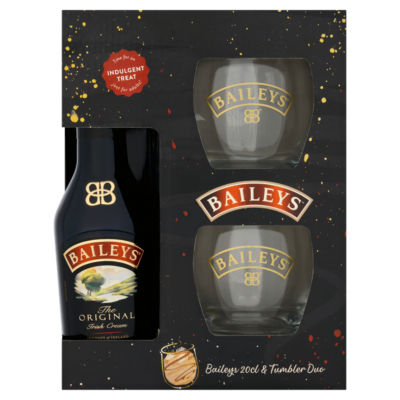 Baileys & Tumblers Cream Liqueur Gift Set