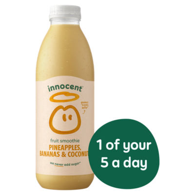Innocent Pineapples, Bananas & Coconuts Smoothie 750ml, UK version