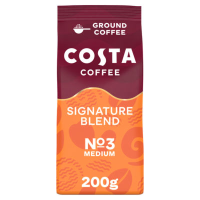 Costa Signature Blend ground coffee 200g - British product