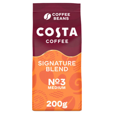 Costa Signature Blend coffee beans 200g - British product