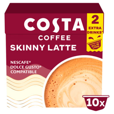 Costa Coffee Skinny Latte Coffee Pods 140g - British product