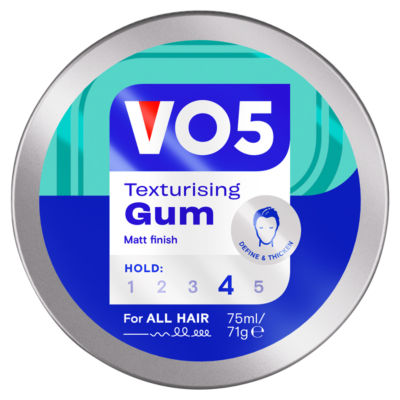 VO5 Texturising Gum hair styling paste 71g (British brand)
