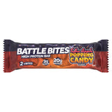 Battle Bites protein bar toffee apple popping candy flavour 62g - British product