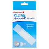 Masterplast Clear Assorted Plasters 100 pack, imported from the UK
