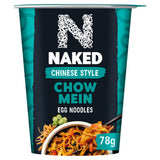 Naked Chinese Style Chow Mein Egg Noodles 78g, imported from the UK