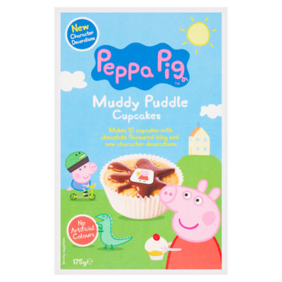 Peppa Pig Muddy Puddle Cupcake Baking Mix 175g
