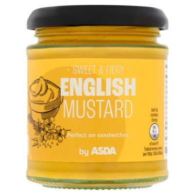 ASDA English Mustard 180g - British product