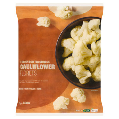 ASDA Cauliflower Florets 1kg - British product