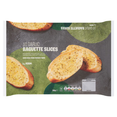 ASDA Garlic Baguette Slices Part Baked 260g