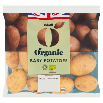 ASDA Organic Baby Potatoes 750g - British product