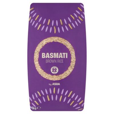 ASDA Basmati Brown Rice 1kg - British product