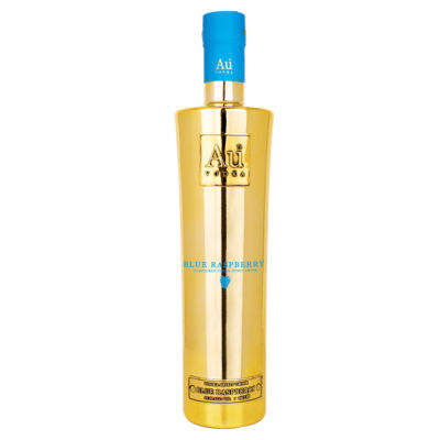 Au Vodka Blue Raspberry flavoured vodka 70cl - British product
