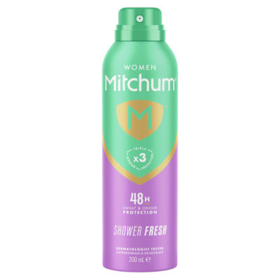 Mitchum Women Shower Fresh Antiperspirant & Deodorant Spray 200ml, imported from the UK