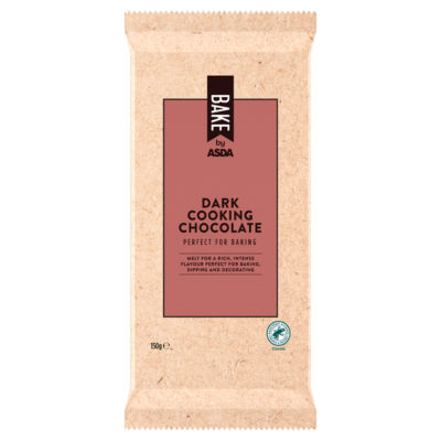 ASDA BAKE Dark Cooking Chocolate 150g