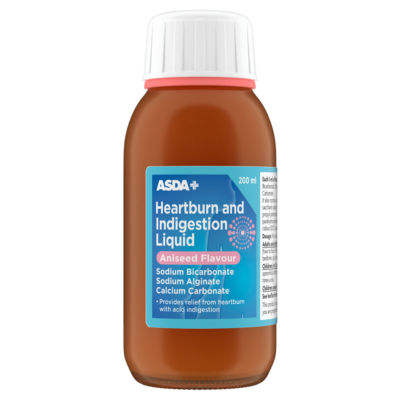 ASDA heartburn relief liquid aniseed flavour 200ml - British product